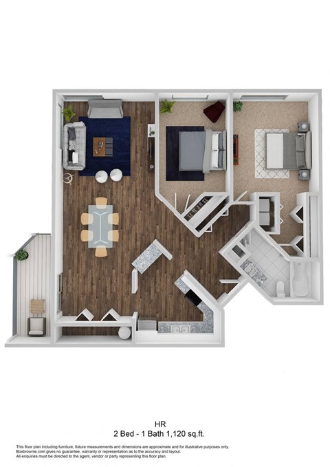 Helix HR floor plan